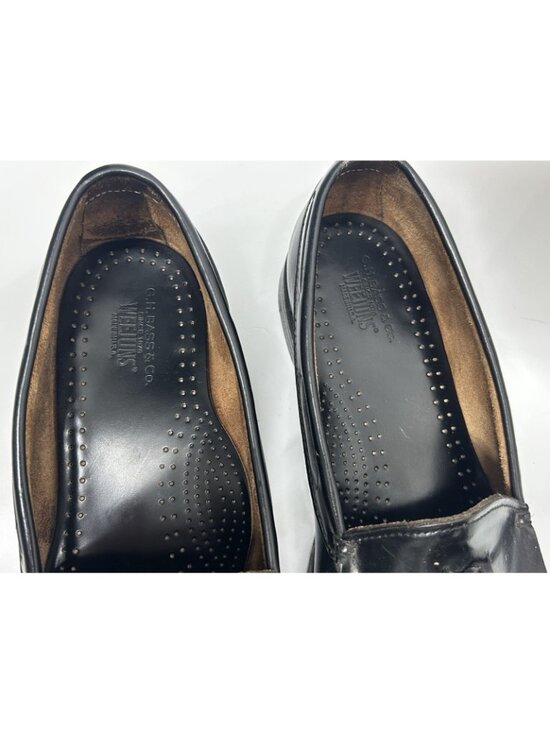 G.H. Bass Weejuns Tassel Loafers Men’s Sz 11.5 D Black Leather Kiltie Fringe USA main image 6